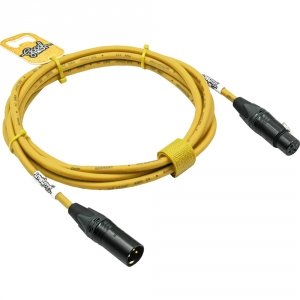 GoodDrut XLRm-XLRf 5m żółty kabel mikrofonowy