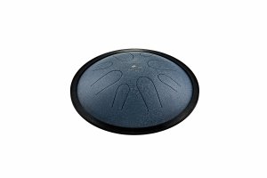 MEINL Sonic Energy 10 Compact Steel Tongue Drum, C Moll, 8 Notes, 432 Hz, Navy Blue CSTD2NB