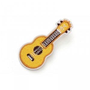 Kera AS-007 przypinka gitara żółta