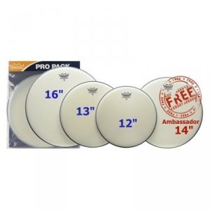 Remo PP-0112-BA-GW Ambassador Pack 12,13,16,14 coated
