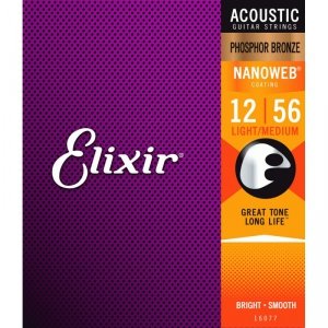 Elixir NanoWeb Phosphor Bronze Light-Medium 12-56