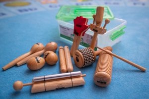 Nino SET14 zestaw instrumentów perkusyjnych w skrzynce