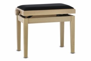 Gewa 130170 Ława do pianina white ash mat welur czarny