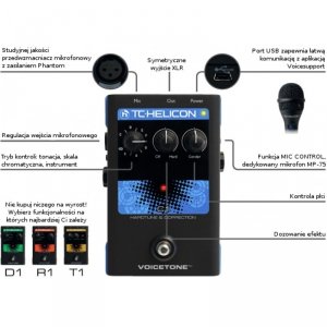 TC Helicon VoiceTone C1 Hardtune & Correction