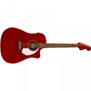 Fender Redondo Player Walnut Fingerboard White Pickguard Candy Apple Red