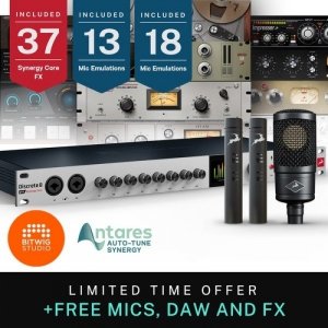 Antelope Audio DISCRETE 8 PRO SYNERGY CORE + Edge Solo + 2 x Edge Note