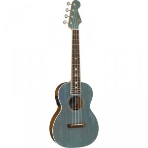 Fender Dhani Harns ukulele Turquoise elektro