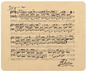 PWM podkładka pod mysz Chopin nuty