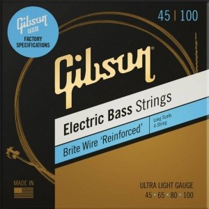 Gibson SBG-LSUL 45-100 Brite Wire Struny do basu Long Scale