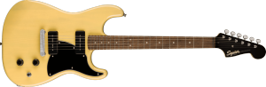 Squier Paranormal Strat-O-Sonic Laurel Fingerboard Black Pickguard Vintage Blonde