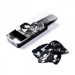 Dunlop JH-PT05H Silver Portrait Hendrix Tin puszka 12szt