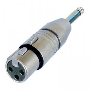 Neutrik NA2FP złącze XLR F na TS