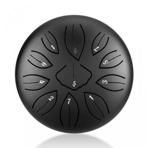 Hluru TWG11-6-Charcoal Mini Ginkgo biloba drum