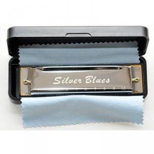 Silver Blues C harmonijka ustna diatoniczna 10 kanałów