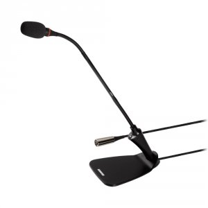 Shure CVG12DRS-B/C - Mikrofon, gęsia szyjka 30cm, zintegrowana podstawa