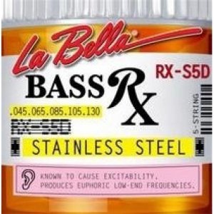 La Bella RX-S5D 45-130 stalowe struny do basu 5 strunowego