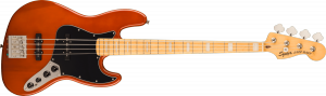 Squier Classic Vibe Active '70s Jazz Bass Maple Fingerboard Black Pickguard Mocha