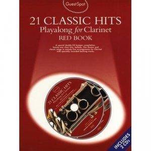 Guest Spot: 21 Classic Hits Playalong for Clarinet Red Book + CD