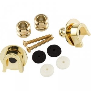 Fender strap lock schaller złoty