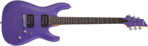 Schecter C-6 Deluxe Satin Purple