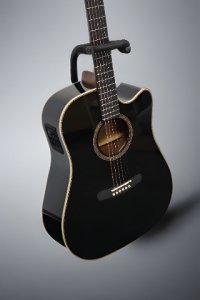 Dowina Riesling DCE-BK-S Czarna Gitara Elektro-akustyczna 