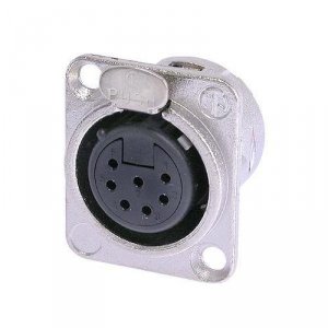 Neutrik NC7FD-L-1 gniazdo tablicowe 7 pinowe
