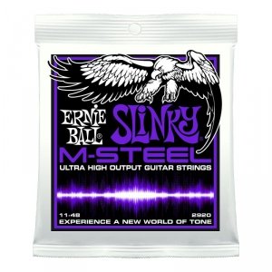 Ernie Ball 2920 M-Steel struny do gitary elektrycznej 11-48