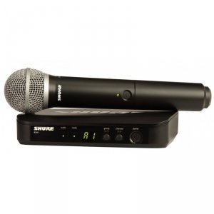 Shure BLX24E/PG58-H8E - System bezprzewodowy z mikrofonem PGA58 (518-542 MHz)