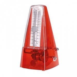 Cherub WSM-330 transparentny czerwony metronom mechaniczny