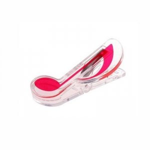 Kera-Audio CLIP NOTE Klips do papieru nut  czerwony