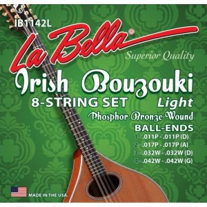 La Bella IB1142L struny buzuki irlandzkie 11-42 phosphor