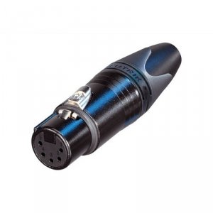Neutrik NC5FXX-B wtyk XLR żeński czarny