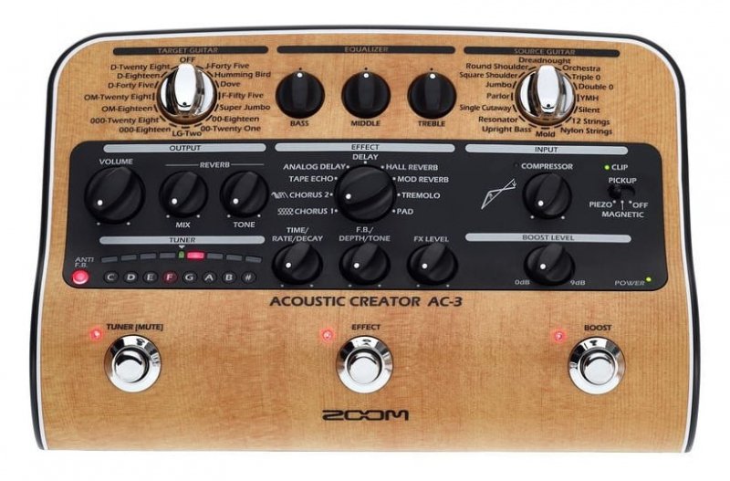 Zoom AC3 AC-3 Multiefekt akustyczny