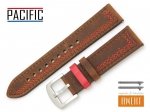 PACIFIC 22 mm pasek skórzany W73 brązowy