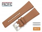 PACIFIC 28 mm pasek skórzany W60 brązowy