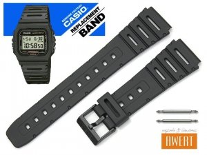 CASIO W-720 CA-53W W-520U CA-61W FT-100W oryginalny pasek 20 mm