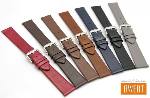 PACIFIC 20 mm pasek skórzany W86 czarny