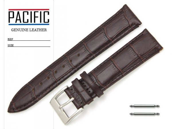 PACIFIC 20 mm pasek skórzany W78 brązowy W78-6S-20