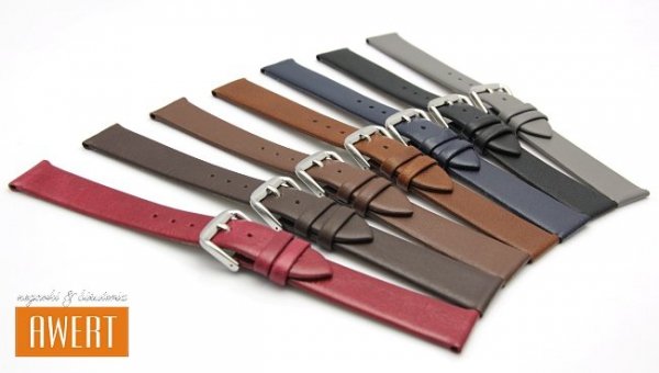 PACIFIC 22 mm pasek skórzany W86 czarny