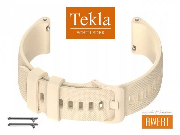 TEKLA 20 mm pasek silikonowy PG04 beżowy PG04-6A-20