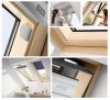 VELUX Dachfenster GZL 1051 aus Holz Schwingfenster Uw= 1,3 Thermo 2-Fach-Veglasung Holz klar lackiert VELUX ThermoTechnology™ Neue Generation 