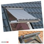 OKPOL Hitzeschutz-Markise AMZ Außenzubehör Markise Anti-Hitze-Markise für OKPOL Dachfenster [Außenmontage Okpol AMZ]