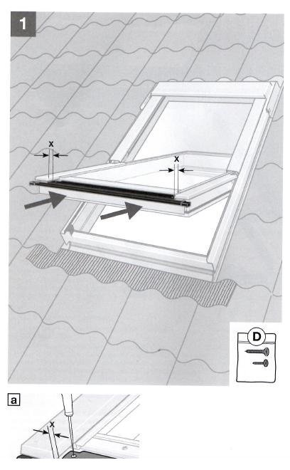 RoofLITE+ SSR Außenrollladen Aluminium INTEGRA® Solar- Rollladen Dunkelgrau inkl. Fernbedienung 