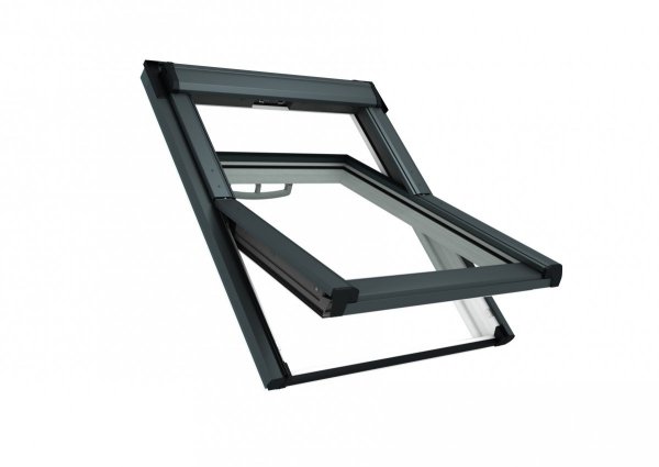 Dachfenster Roto Q-42S K200 Kunststoff - weiß Schwingfenster Uw=1,1 2-fach-Verglasung