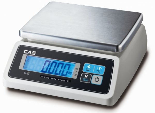Waga CAS SW-II 15W LCD IP68 – wodoodporna waga z legalizacją