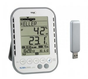 TFA 30.3039 KLIMALOGG PRO rejestrator temperatury i wilgotności data logger termohigrometr USB