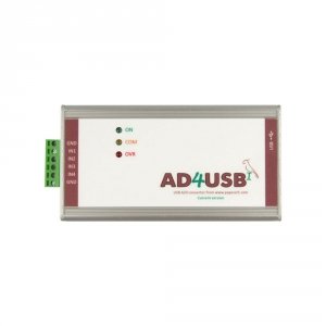 Papouch AD4USB konwerter, przetwornik analogowo - cyfrowy A/C analog do USB