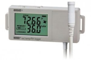 Rejestrator temperatury i wilgotności HOBO UX100-023 termohigrometr z zewnętrzną sondą