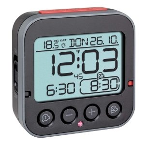 TFA 60.2550.01 budzik biurkowy zegar elektroniczny z termometrem  - OUTLET