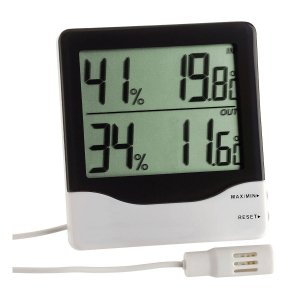 TFA 30.5013 – termohigrometr elektroniczny z sondą, pomiar wewnętrzny i zewnętrzny